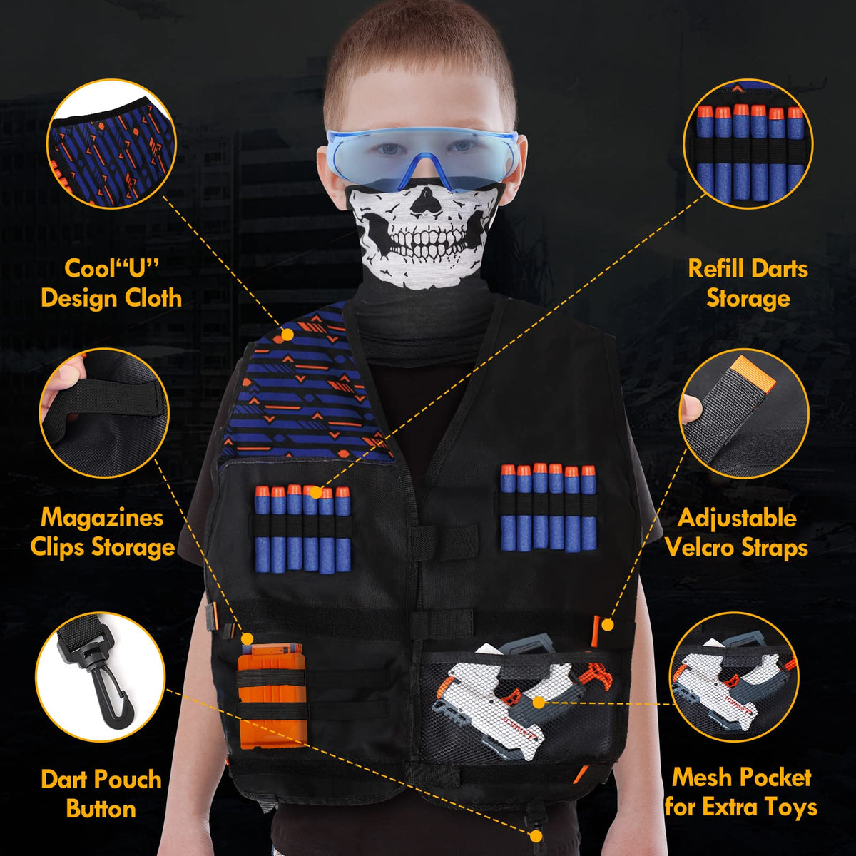 Lehoo Castle Nerf Target Foam Bullets are lightweight and beginner-friendly.