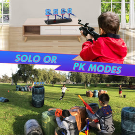 Lehoo Castle Nerf Target Mask adds safe facial protection for youngsters.