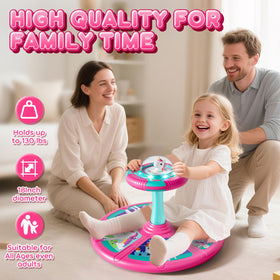 Lehoo Castle non-slip-handle provides secure grip for confident spins.