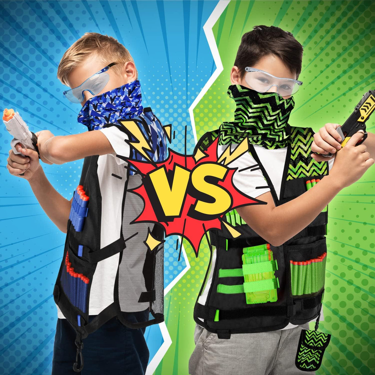 Dart pouch keeps extra Nerf darts organized for quick reloads during play