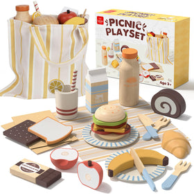 Lehoo Castle picnic bread slices for imaginative play and motor practice.