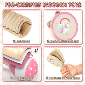 Lehoo Castle pink bell handle invites bright tones and social play