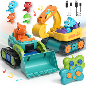 Lehoo Castle RC car pack, front view, ideal for simple toddler racing fun.