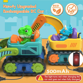 Lehoo Castle RC car remotes, easy grip for little hands.