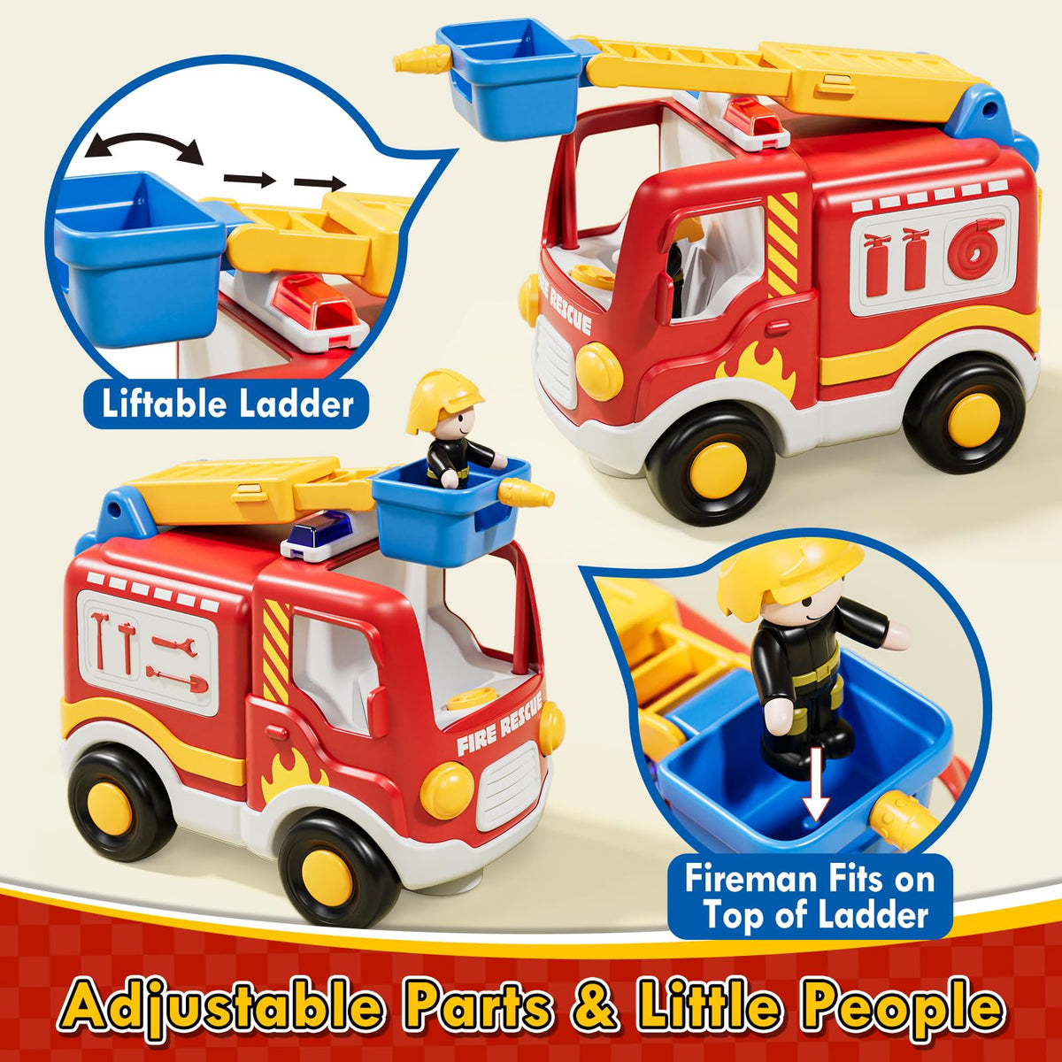 Lehoo Castle RC car remote – simple steering for little hands.