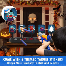 Lehoo Castle removable stickers Halloween Monster add customization and seasonal fun.