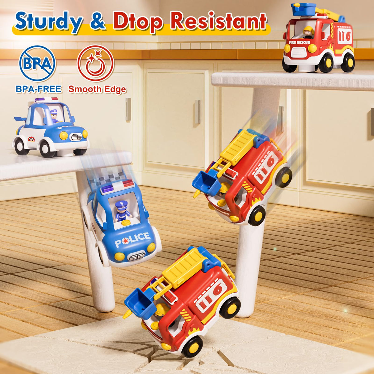Lehoo Castle smooth wheels – easy glide on all surfaces.