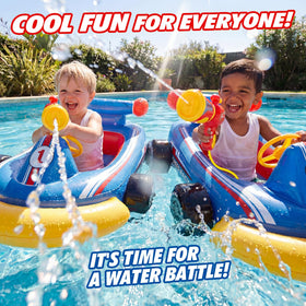 Lehoo Castle steering wheel emits cheerful beeps for racing-inspired water adventures