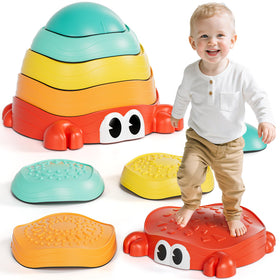 Lehoo Castle stepping stones crab shape for creative balance play
