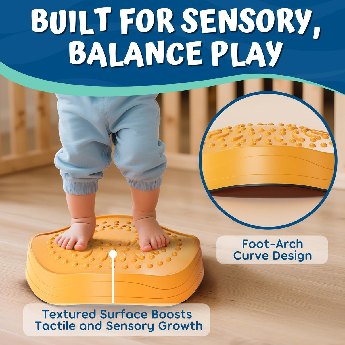 Lehoo Castle stepping stones textured surface for sensory exploration