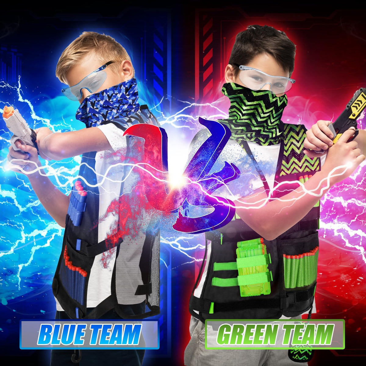 Lehoo Castle tactical mask, breathable protection for Nerf skirmishes.