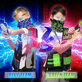 Lehoo Castle tactical mask, breathable protection for Nerf skirmishes.