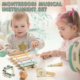 Lehoo Castle tambourine encouraging group play with a satisfying rattle