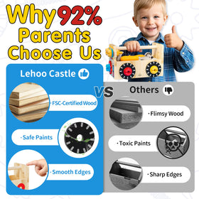 Lehoo Castle toolset gears ideal for rotation and cause-and-effect learning