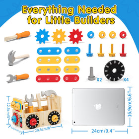Lehoo Castle toolset wheels ready for rolling, imaginative construction