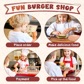 Lehoo Castle wooden hot dogs and sandwiches for storytelling
