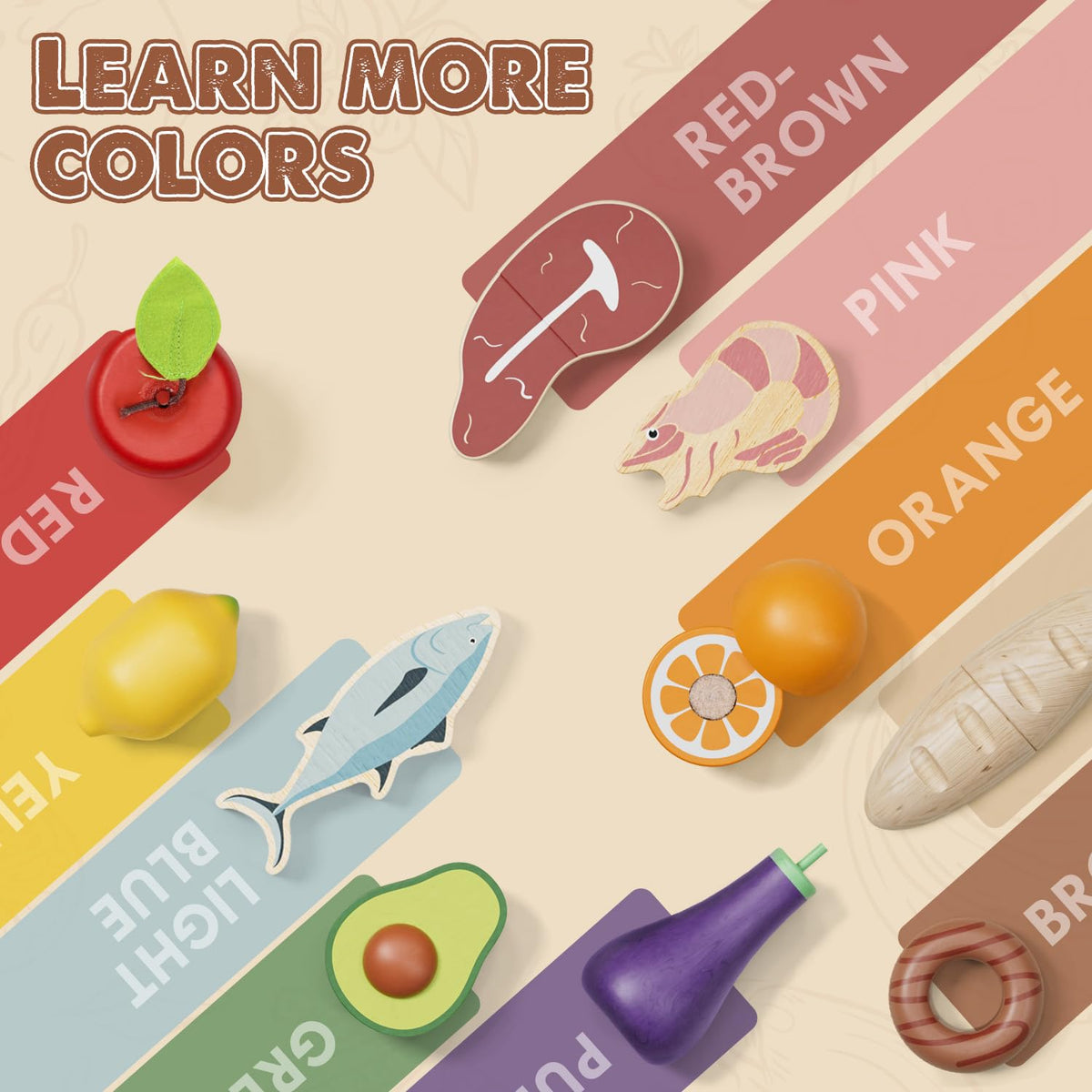 Lehoo Castle carrots play food supports hand-eye coordination during pretend cooking.