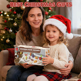 Lehoo Castle toast play food supports organized pretend kitchens and storage.