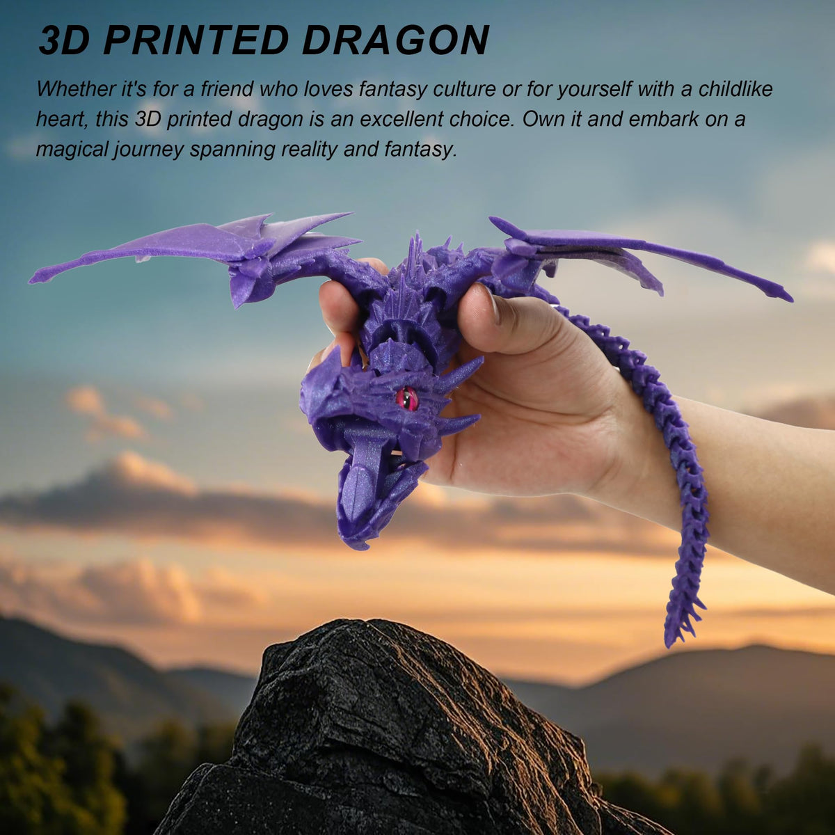 LehuoMaker dragon nightstand ornament; whispers fantasy at bedtime.
