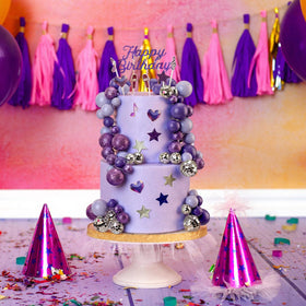 Leinuosen foam ball toppers in 4 cm for larger cakes