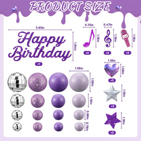 Leinuosen card inserts with stars complement cake decor