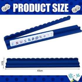 Leinuosen blue tile holder keeps tiles neatly organized during play