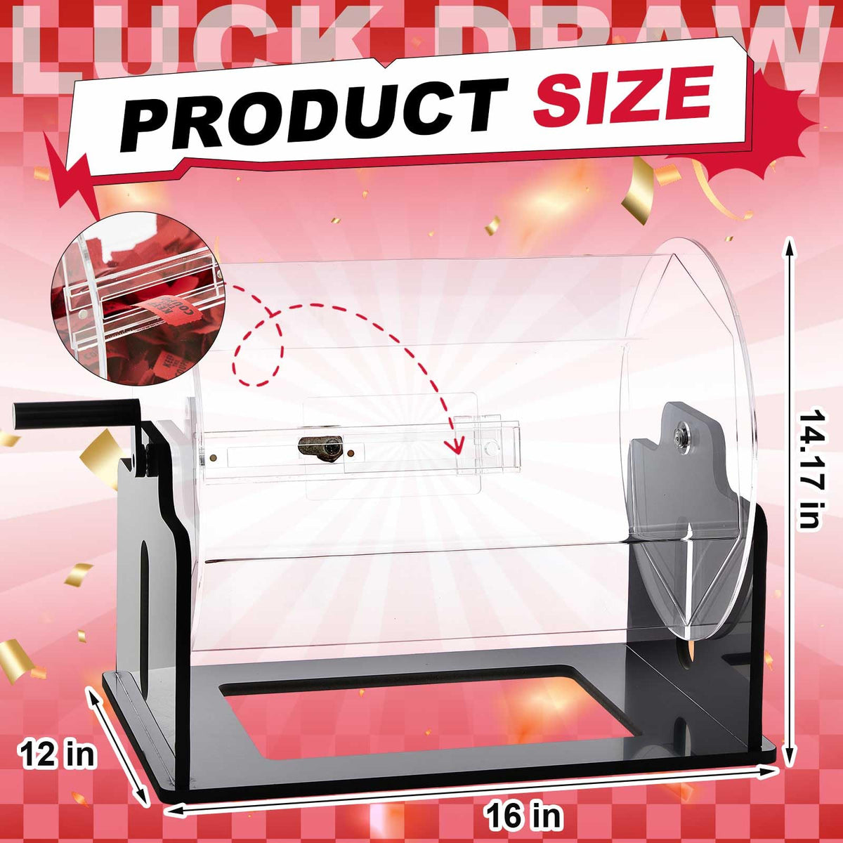 Leinuosen dual-bearing mechanism enables smooth shaking during draws.