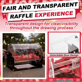 Leinuosen drum holds up to 4000 tickets for medium-scale prize drawings.