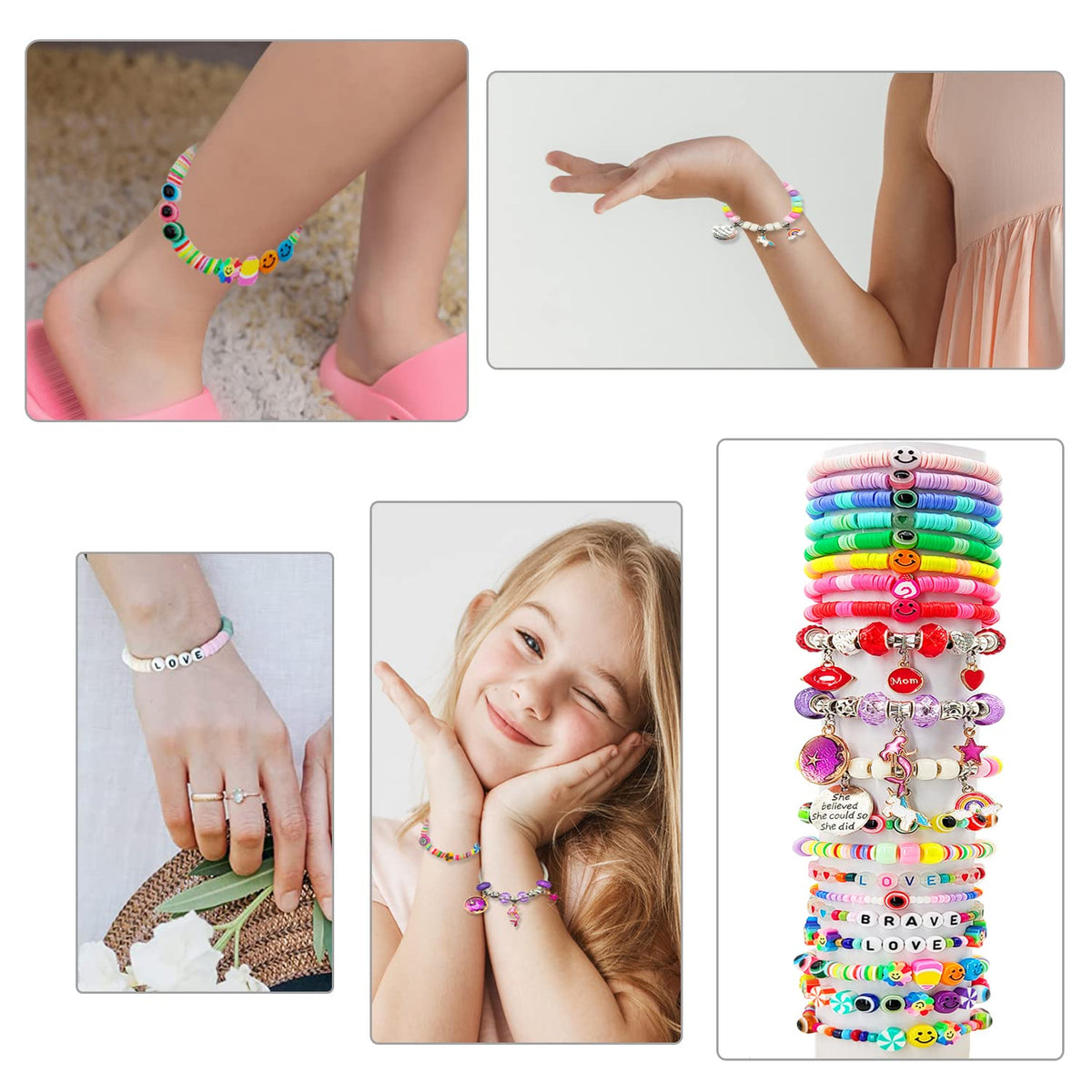 Leitait customizable charms for personalized, wearable creations.