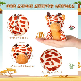 Leitee safari elephant plush for learning and pretend play