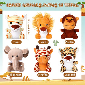 Leitee safari tiger plush ideal for gifting and cuddling