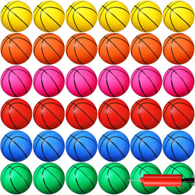 Leitee mini basketballs with textured surface for easy grip during play