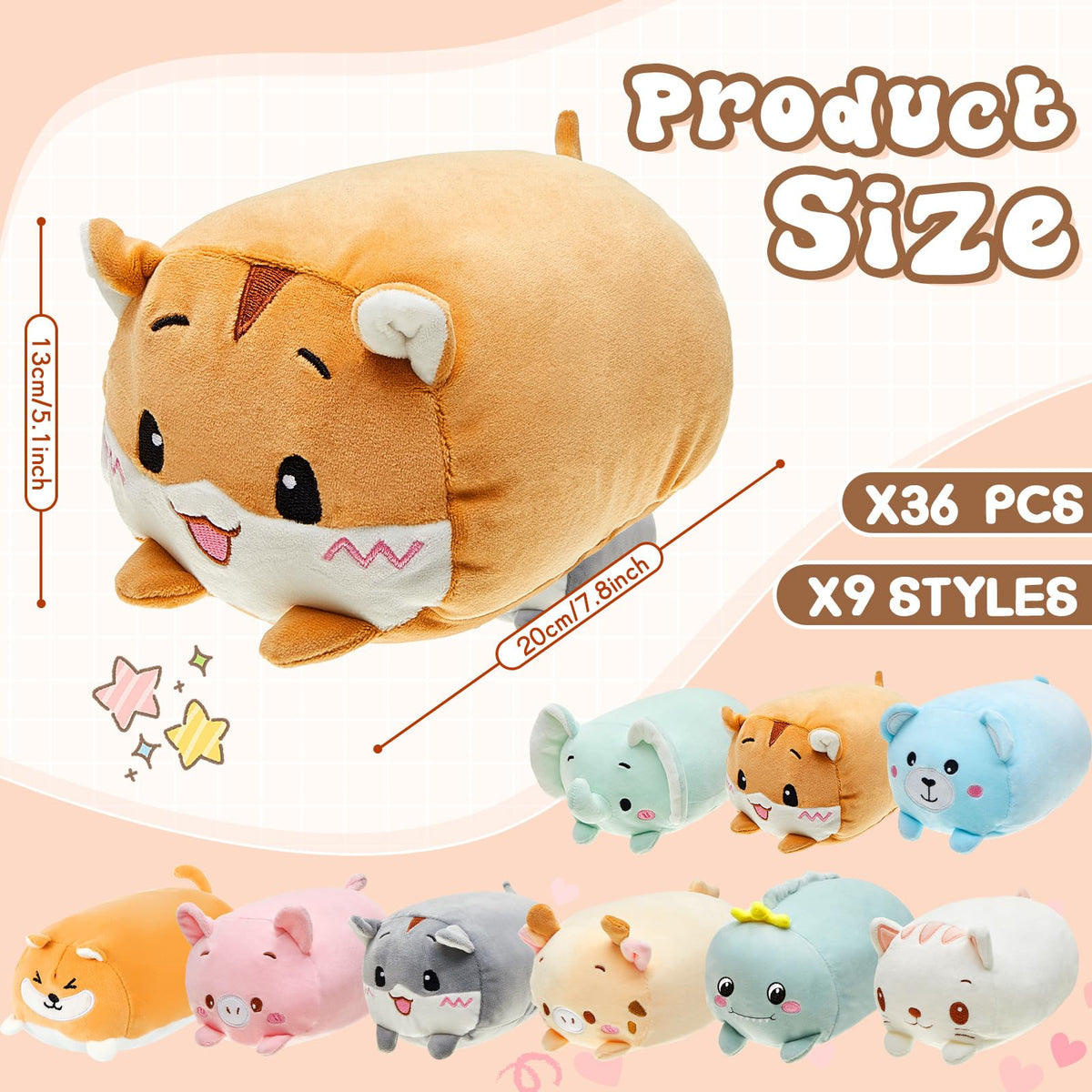 Leitee deer plush hug pillow—gentle texture ideal for naptime and imaginative storytelling.