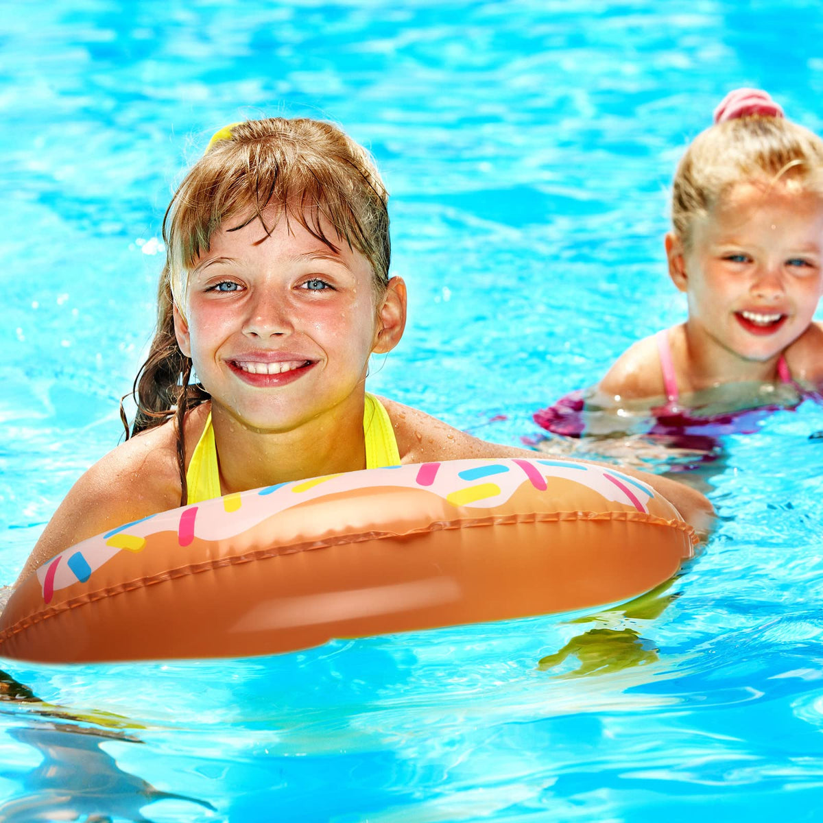 Leitee donut pool float outdoor use perfect for lakes pools and water parks