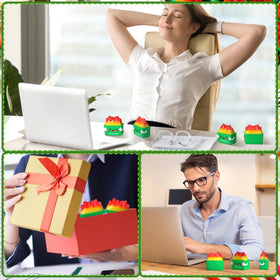 Gift-ready Leitee dumpster stress ball set for office or classroom.