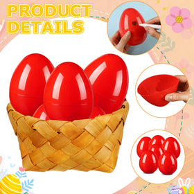 Leitee detachable 4-inch red egg for filling with candies or small gifts.