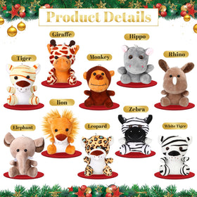 Leitee mini plush hippo soft keepsake for classroom prizes