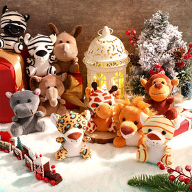 Leitee mini plush tiger makes a cute desk buddy and party favor