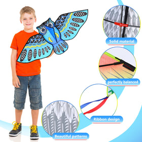 Leitee owl kite, playful design perfect for shared family fun outdoors