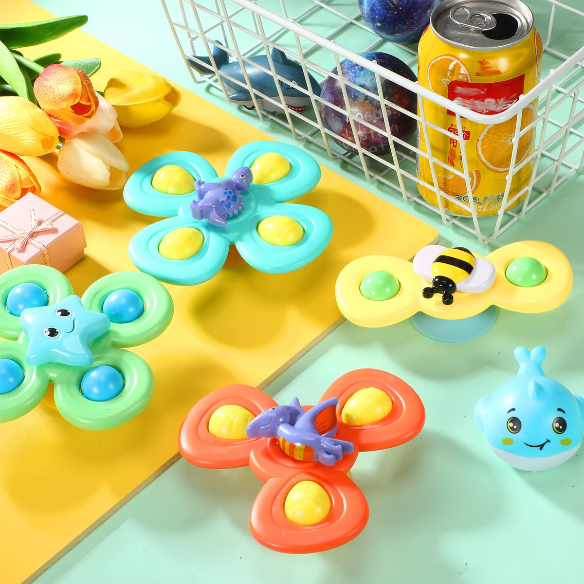 Leitee rotation action close-up shows satisfying spins and durable plastic.