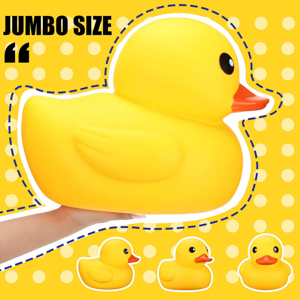 Leitee Yellow Jumbo Rubber Duck beach-pool shot brings summer vibes