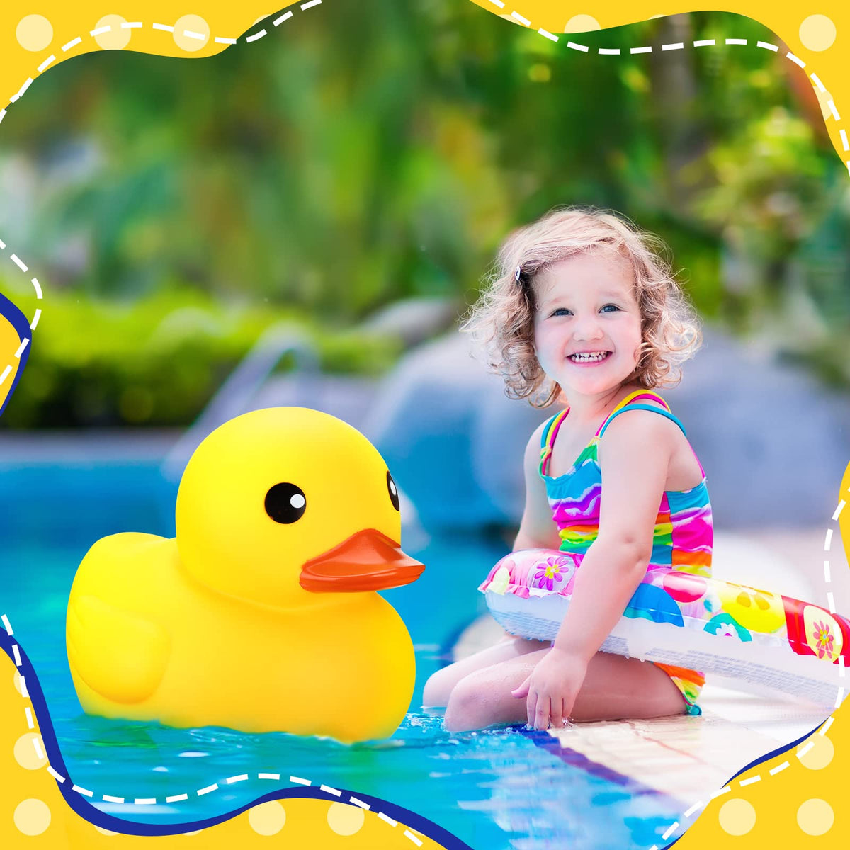 Leitee Yellow Jumbo Rubber Duck birthday-gift appeal for celebrations