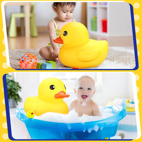 Leitee Yellow Jumbo Rubber Duck party-decor highlight sparks whimsy