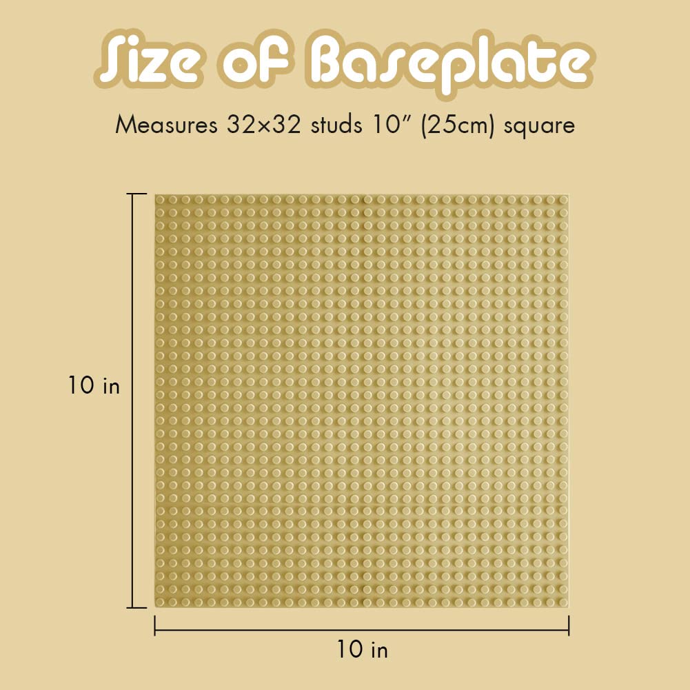 Lekebaby baseplates shown with kids-friendly corners supporting safe play.