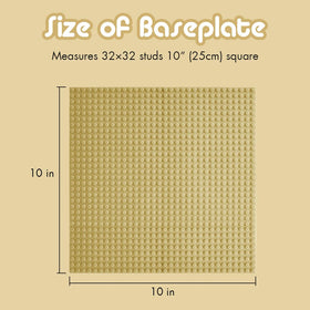 Lekebaby baseplates shown with kids-friendly corners supporting safe play.