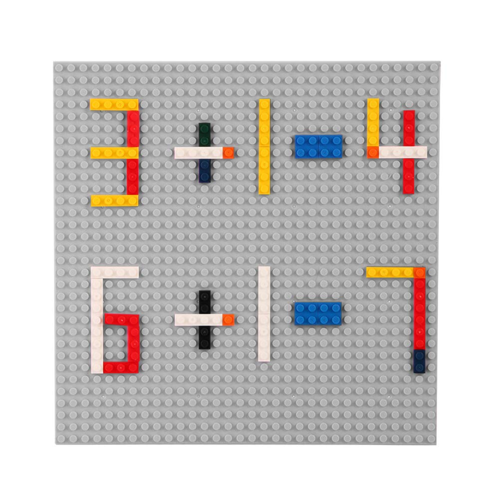 Lekebaby baseplates are compatible with major brick brands for flexible play.