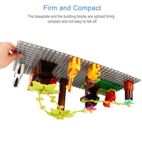 Lekebaby baseplates design enhances sturdy platforms for long-lasting creative play.