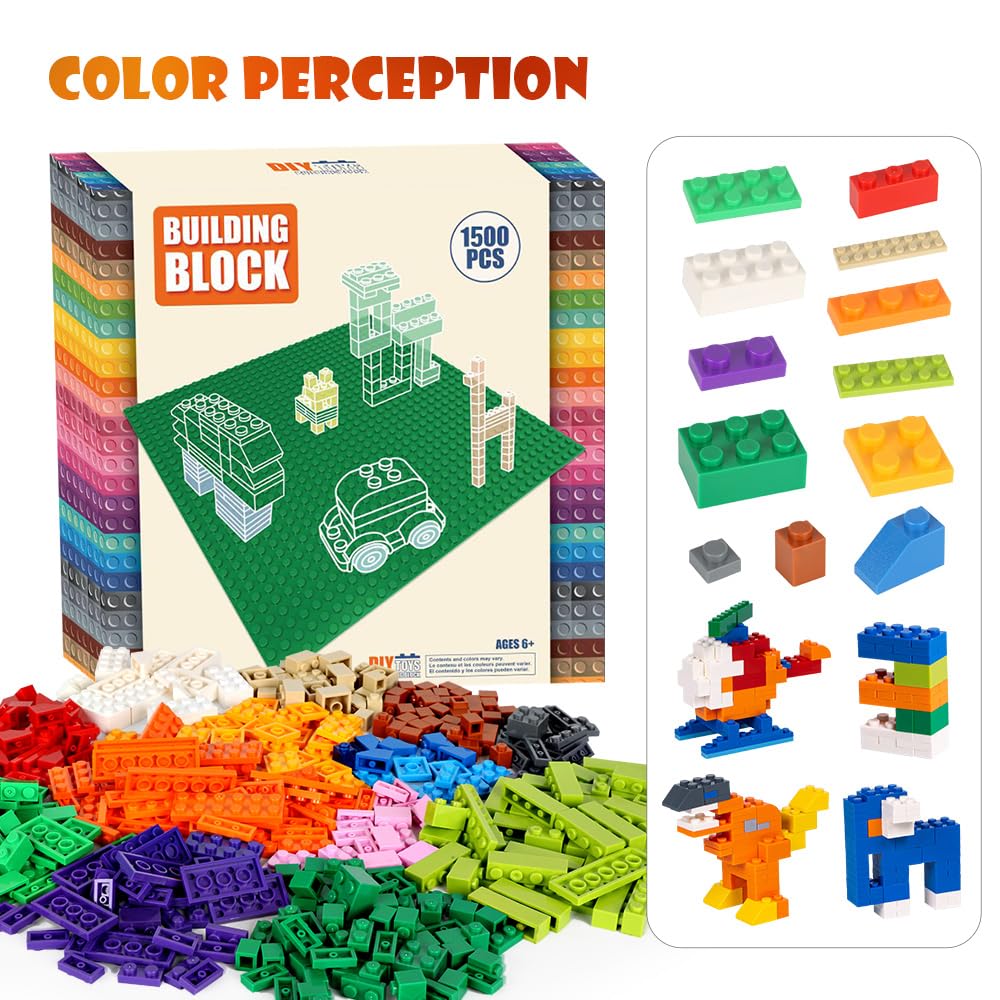 Lekebaby Classic bricks kid building houses promotes fine motor skills through play