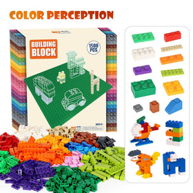 Lekebaby Classic bricks kid building houses promotes fine motor skills through play