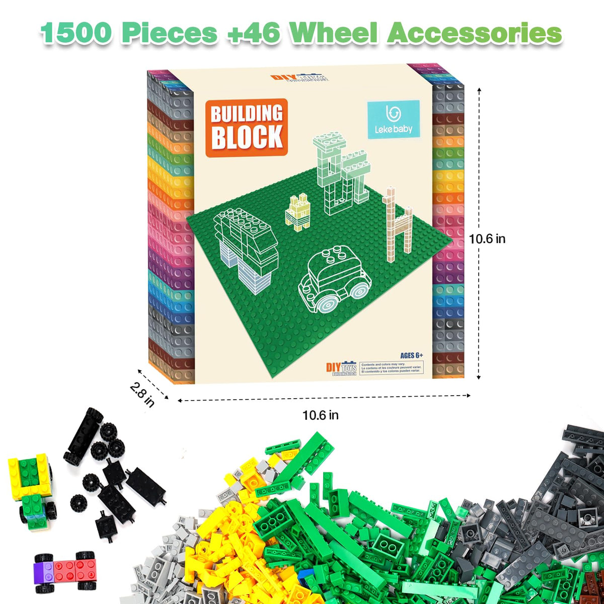 Lekebaby safe building toy designed for children